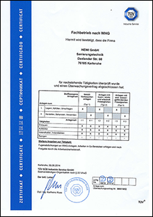 Fachbetrieb nach §19 l WHG